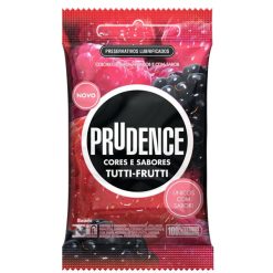 Preservativos Cores e Sabores Tutti-Frutti Prudence