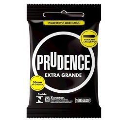 Preservativo Extra Grande Com 3 Unidades Prudence