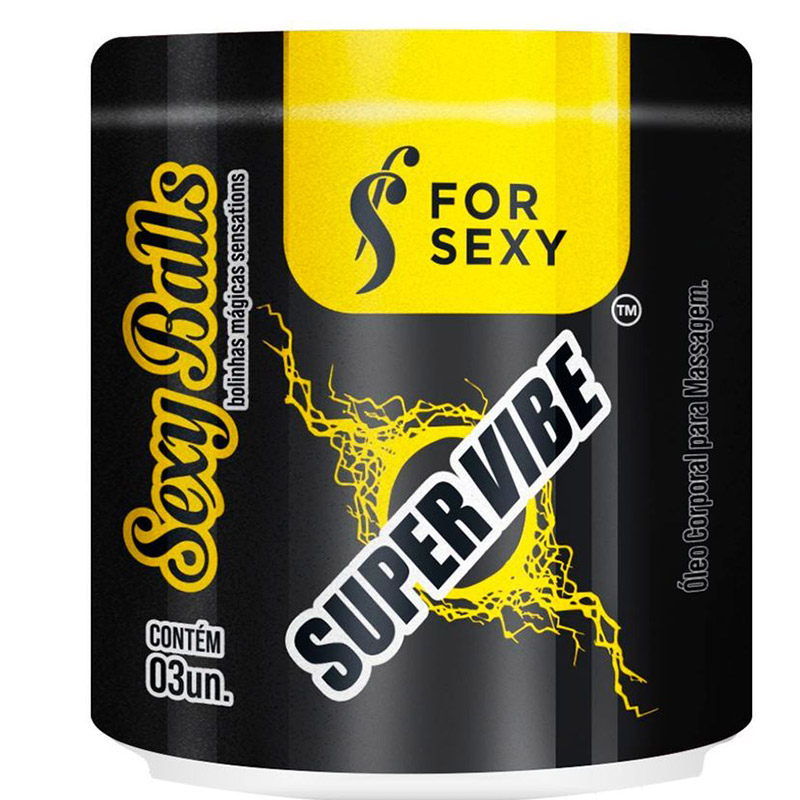 Sexy Ball Bolinha Explosiva Mágica Super Vibe 03 Unid For Sexy